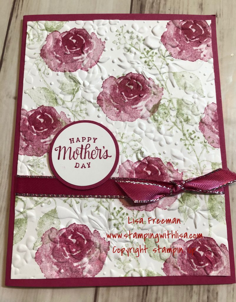 Country Floral Embossing Folder Techniques - Stamping With Lisa